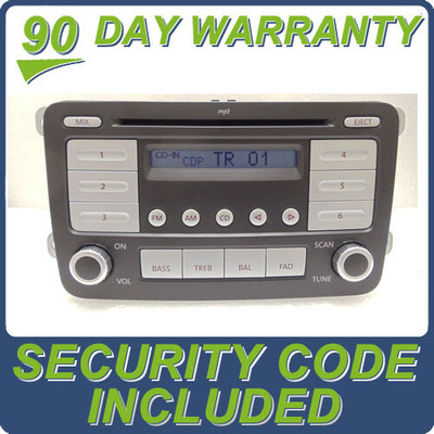 2006 - 2009 VOLKSWAGEN VW Jetta Passat Rabbit Golf GTI EOS Radio Stereo MP3 CD Player Premium 7