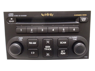 MITSUBISHI Eclipse Radio Stereo 6 Disc Changer CD Player P103 Infinity 2003 2004 2005 2006