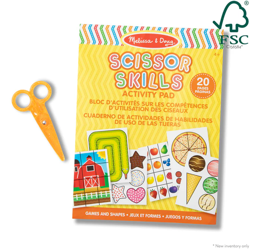 Scissor Skills Activity Book