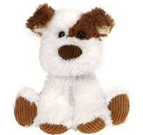 SCRUFFY SITTING DOG