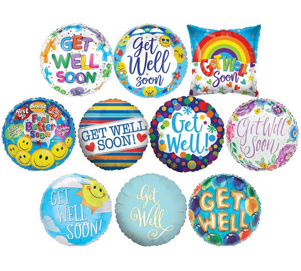 Get Well Soon Mylar Balloons