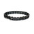 Women's Magnetic Hematite Dual Strand Beaded Fashion Bracelet 7.5" Women's Magnetic Hematite Dual Strand Beaded Fashion Bracelet 7.5"