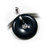 Sterling Silver Black Onyx Lucky Disc Pendant Sterling Silver Black Onyx Lucky Disc Pendant