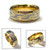 Men's Gold Tone Tungsten Carbide Engraved Celtic Ring Men's Gold Tone Tungsten Carbide Engraved Celtic Ring