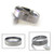 8mm Men's Step Edge Cross Design Tungsten Carbide Ring