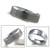 8mm Faceted Tungsten Carbide Satin Men's Wedding Ring Band