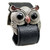 Silver Color Garnet Crystal Owl Leather Cuff Bracelet Silver Color Garnet Crystal Owl Leather Cuff Bracelet