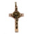 Brass and Copper St Benedict Crucifix Cross Pendant