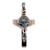 Silvertone and Copper St Benedict Crucifix Cross Pendant Silvertone and Copper St Benedict Crucifix Cross Pendant