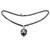 Men's Magnetic Hematite Round Bead Stainless Steel Lion Head Necklace Men's Magnetic Hematite Round Bead Stainless Steel Lion Head Necklace