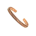 Men's Magnetic Copper Golf Bangle Bracelet Rope