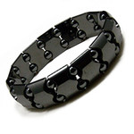 Men's Magnetic Hematite Fashion Bracelet C