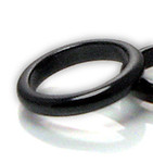 Two Thin Black Magnetic Hematite Band Rings SZ 6 7 8 9