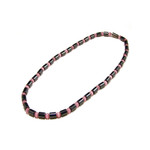 Women's Magnetic Hematite Pink Cat's Eye Bead Necklace 20"