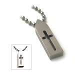 Titanium Three-Pointed Cross Pendant S2