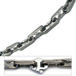 6mm Titanium Men's Box Chain Necklace