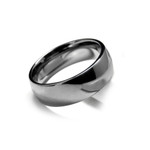 8mm Men's Classic Tungsten Carbide Dome Wedding Ring