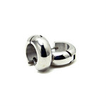 Titanium Dome Huggie Hoop Earrings