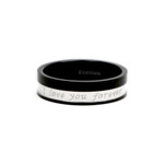 8mm Men's I Love You Forever Titanium Wedding Ring Band