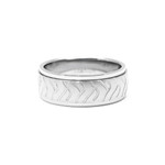 8MM Men's Titanium Super Cycle Spinner Ring