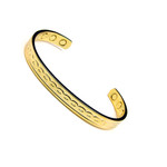 Men's Magnetic Copper Golf Cuff Bracelet Tudor Gold