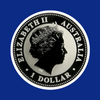 2009 AUSTRALIA $1 KOALA 1 OZ SILVER COIN - OBVERSE