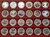 24 AMERICAN 1 OZ SILVER EAGLES