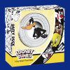 018 TUVALU 50 CENTS LOONEY TUNES DAFFY DUCK - HALF OZ PROOF SILVER COIN-1 018 TUVALU 50 CENTS LOONEY TUNES DAFFY DUCK - HALF OZ PROOF SILVER COIN-1