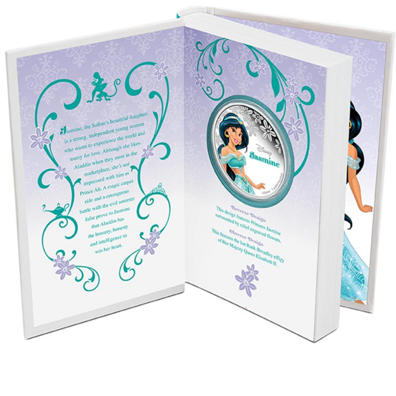 2015 NIUE $2 DISNEY PRINCESS JASMINE - 1 OZ SILVER PROOF COIN - MINT PACKAGING 2015 NIUE $2 DISNEY PRINCESS JASMINE - 1 OZ SILVER PROOF COIN - MINT PACKAGING