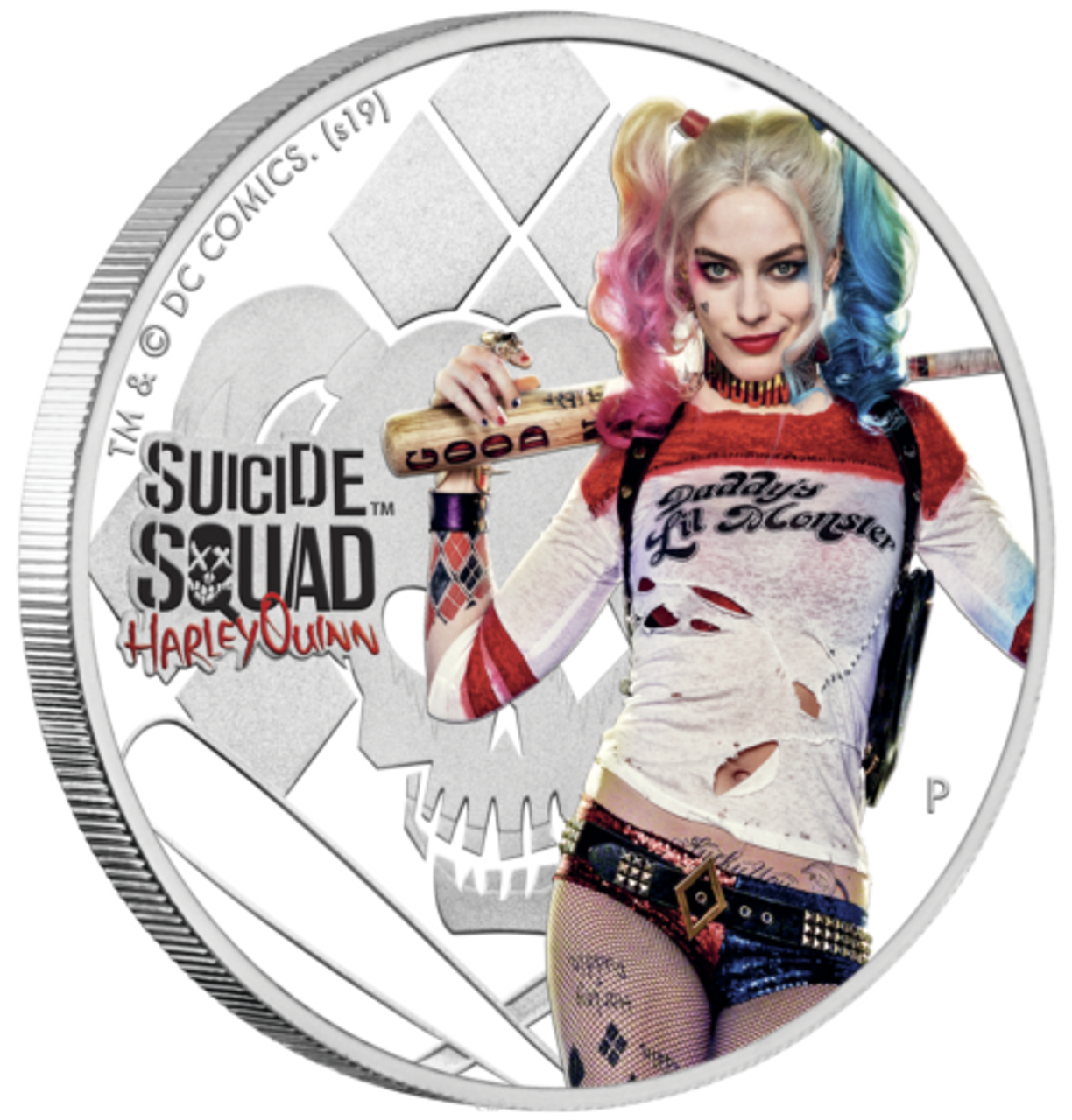 2019 TUVALU $1 SUICIDE SQUAD HARLEY QUINN - 1 OZ SILVER PROOF COIN-2 2019 TUVALU $1 SUICIDE SQUAD HARLEY QUINN - 1 OZ SILVER PROOF COIN-2