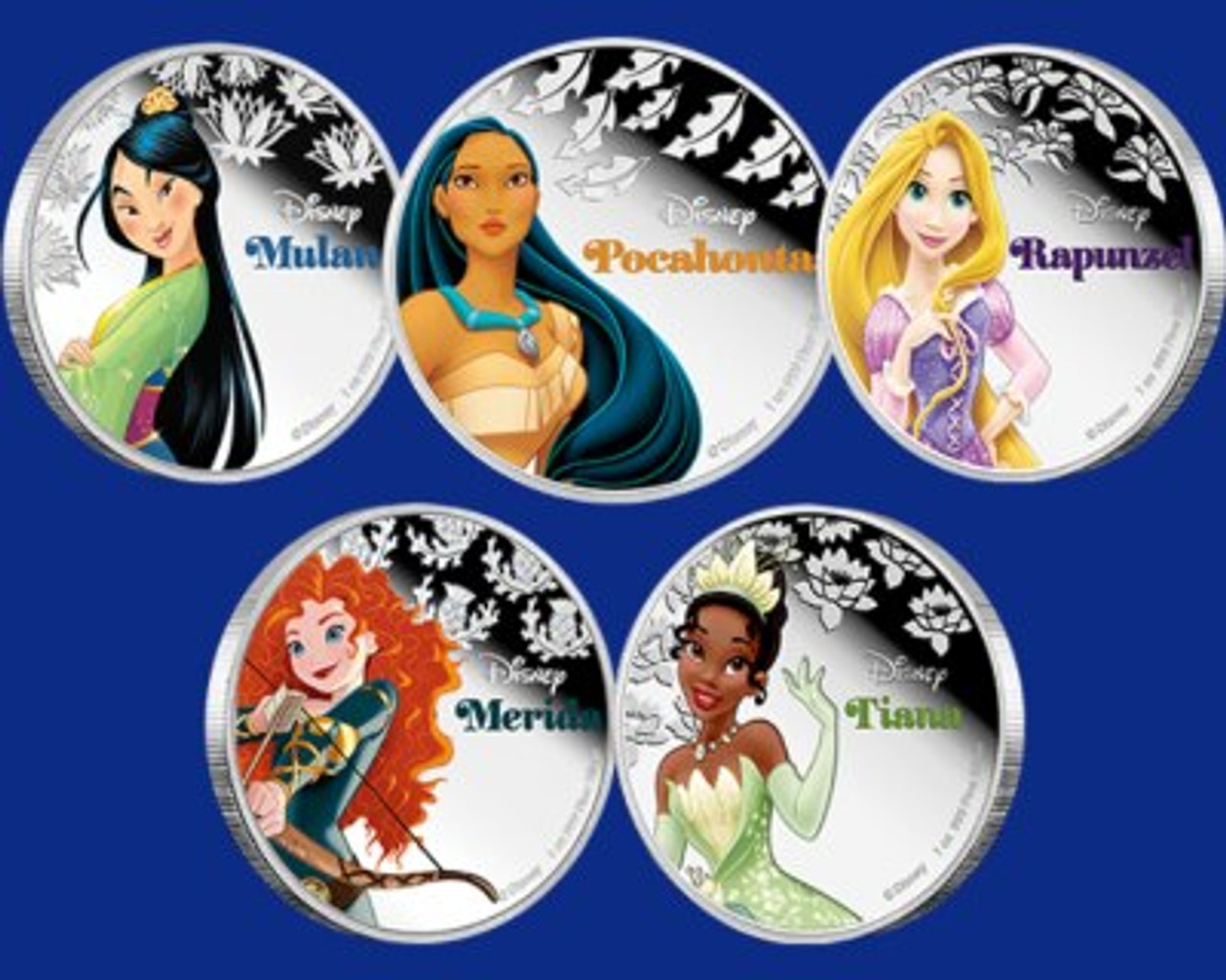 2016 DISNEY PRINCESS COIN SET 2016 DISNEY PRINCESS COIN SET