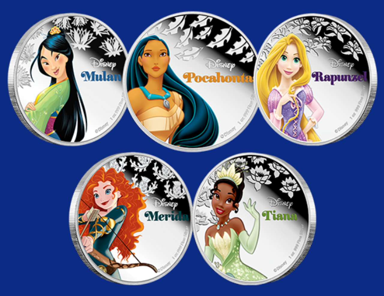 2016 DISNEY PRINCESS COIN SET 2016 DISNEY PRINCESS COIN SET