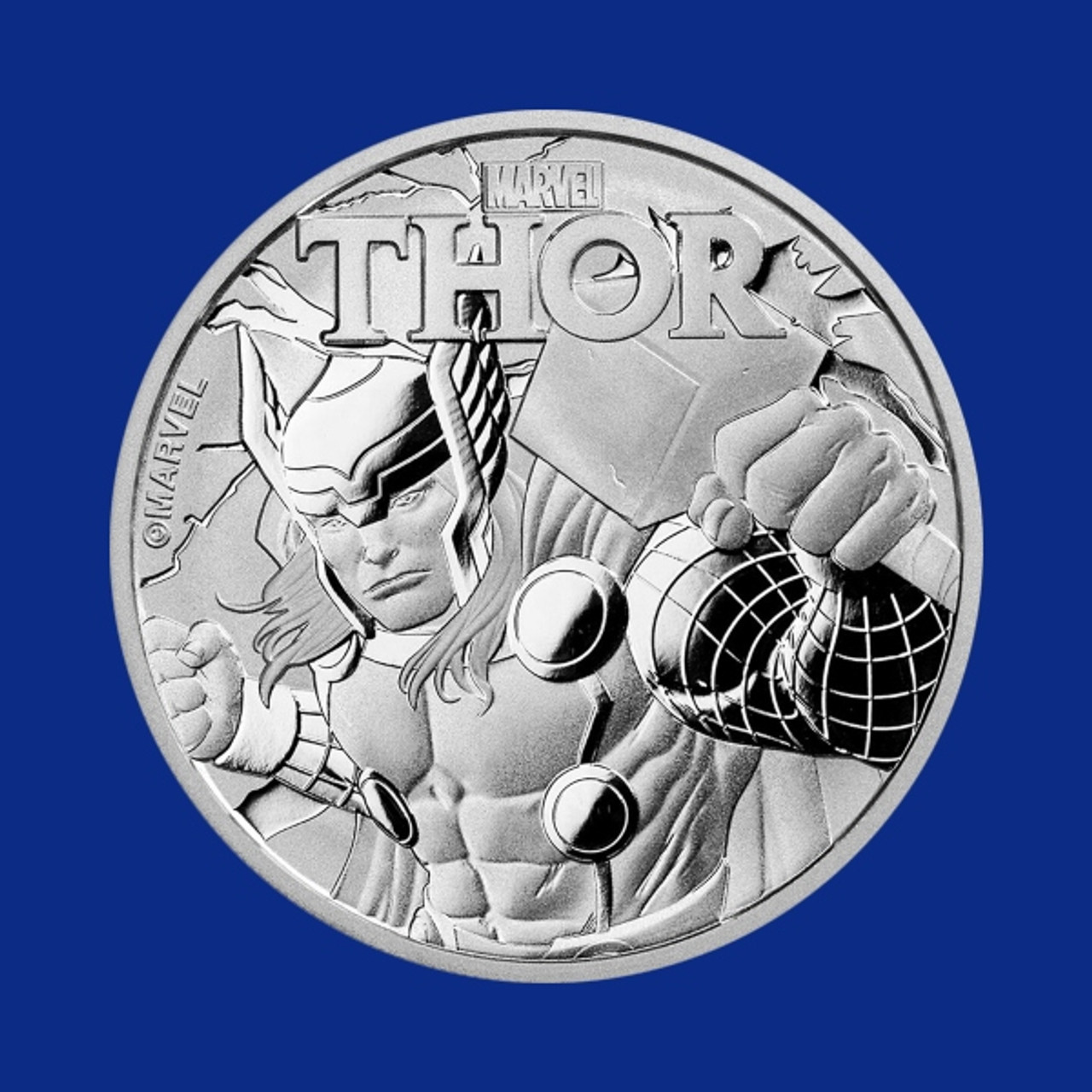 2018 TUVALU $1 MARVEL THOR 1 OZ SILVER COIN 2018 TUVALU $1 MARVEL THOR 1 OZ SILVER COIN