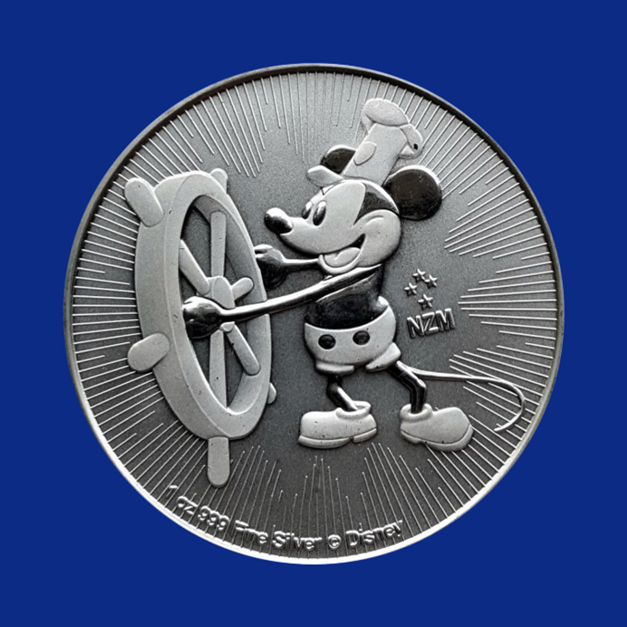 2017 NIUE $2 WILLIE STEAMBOAT - 1 OZ SILVER COIN 2017 NIUE $2 WILLIE STEAMBOAT - 1 OZ SILVER COIN