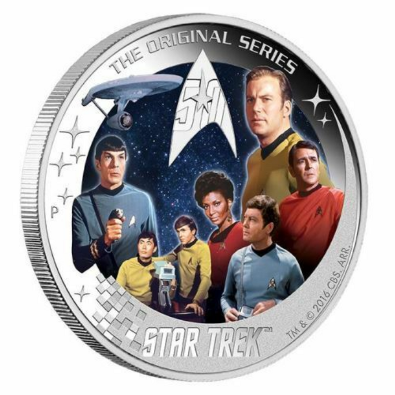 2016 TUVALU $2 STAR TREK THE ORIGINAL SERIES - CREW OF THE U.S.S. ENTERPRISE NCC-1701 - 2 OZ SILVER PROOF COIN 2016 TUVALU $2 STAR TREK THE ORIGINAL SERIES - CREW OF THE U.S.S. ENTERPRISE NCC-1701 - 2 OZ SILVER PROOF COIN