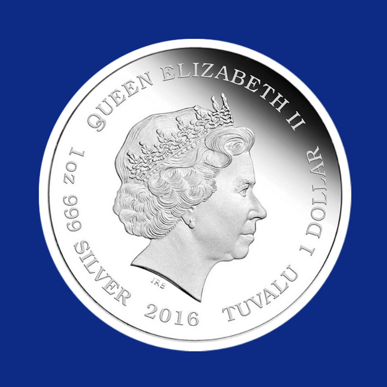 2016 TUVALU $1 STAR TREK 1 OZ SILVER COIN 2016 TUVALU $1 STAR TREK 1 OZ SILVER COIN