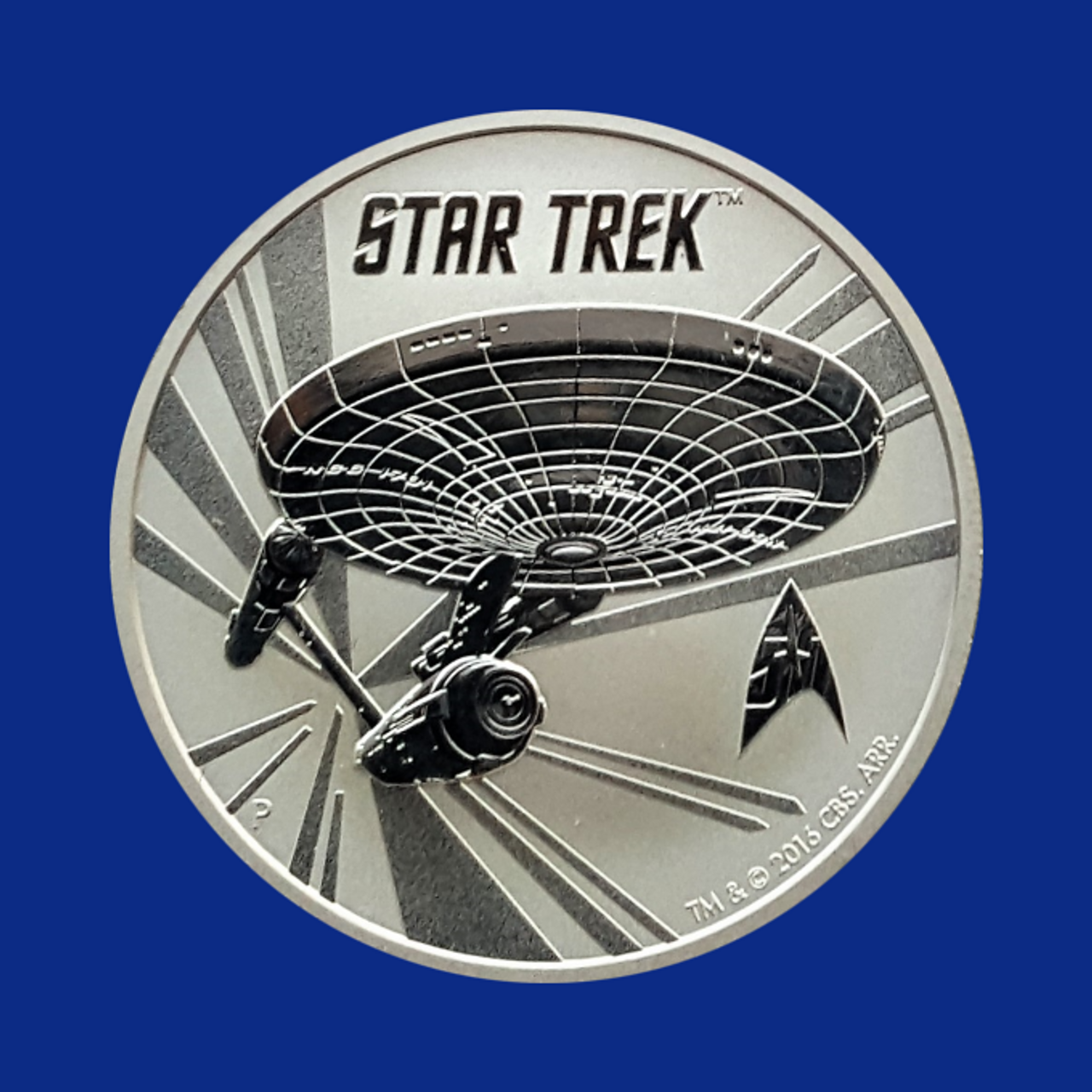 2016 TUVALU $1 STAR TREK 1 OZ SILVER COIN 2016 TUVALU $1 STAR TREK 1 OZ SILVER COIN