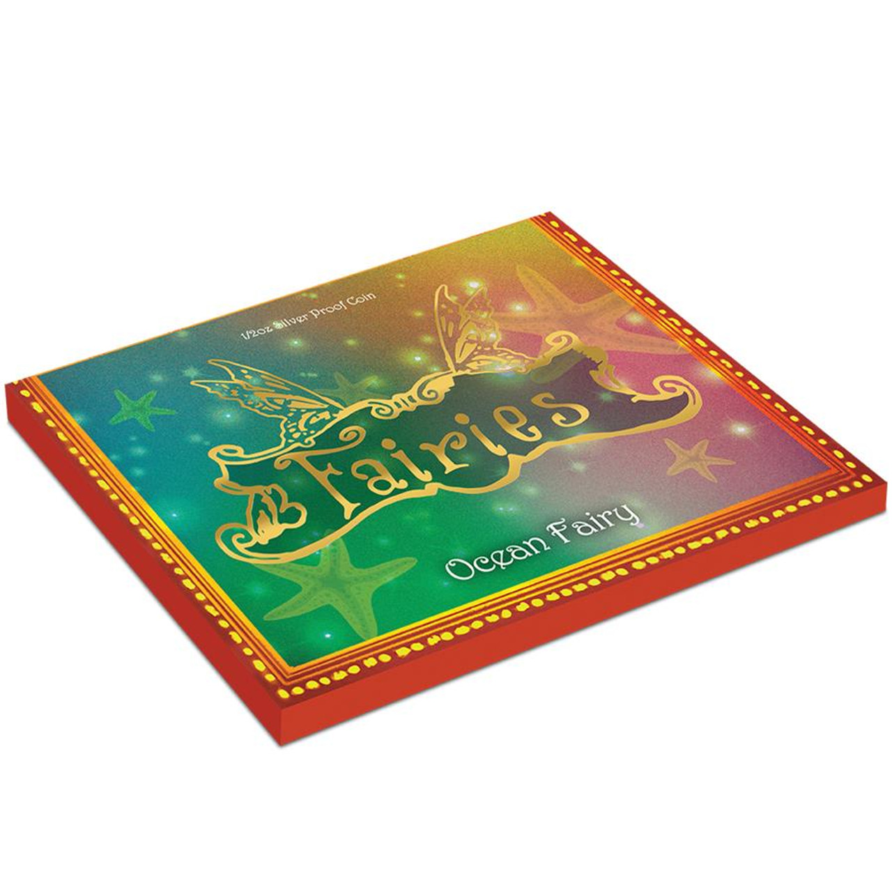 2016 TUVALU 50 CENTS OCEAN FAIRY SILVER PROOF COIN - OUTER BOX 2016 TUVALU 50 CENTS OCEAN FAIRY SILVER PROOF COIN - OUTER BOX