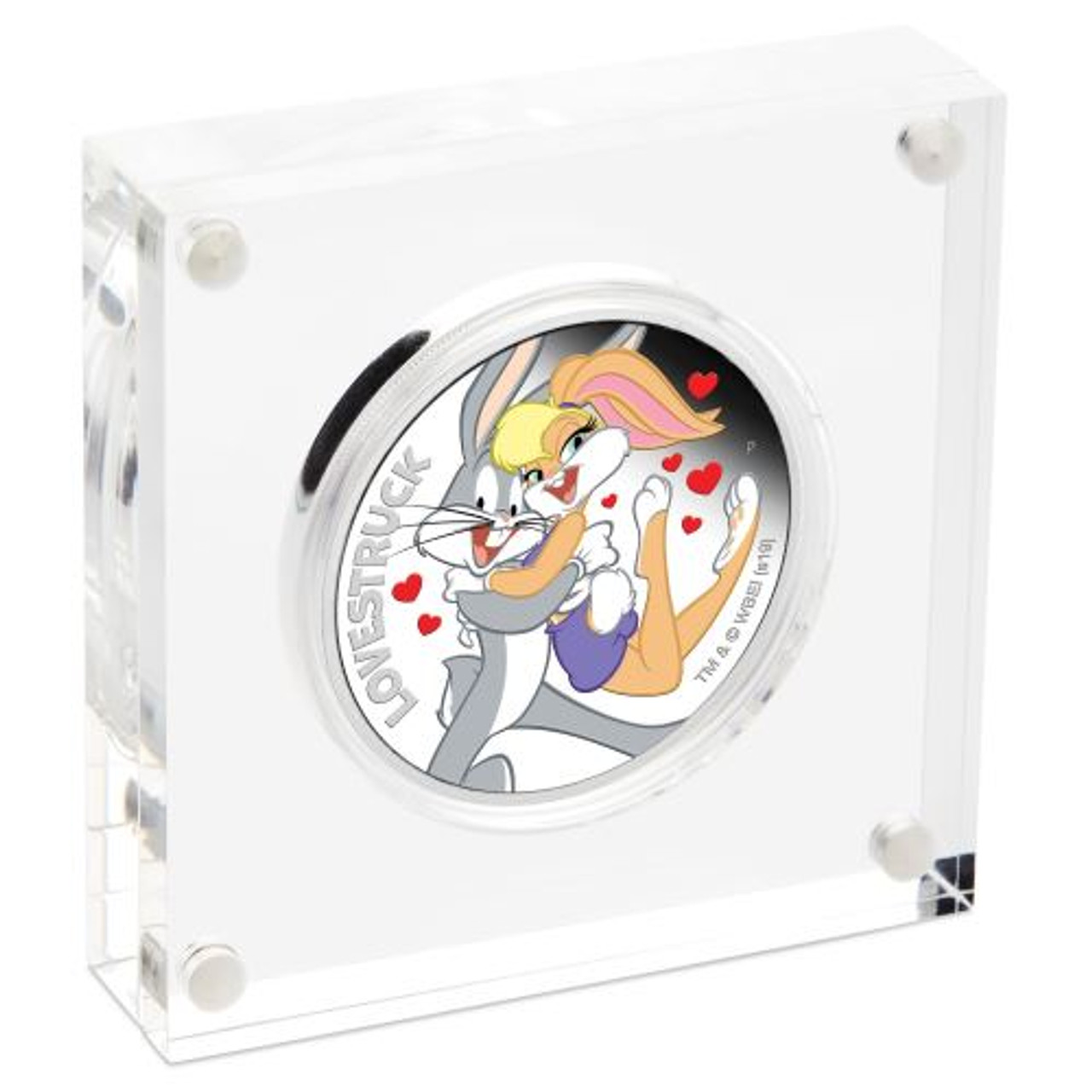 019 TUVALU $1 LOONEY TUNES - BUGS BUNNY LOVESTRUCK - 1 OZ SILVER PROOF COIN - 4 019 TUVALU $1 LOONEY TUNES - BUGS BUNNY LOVESTRUCK - 1 OZ SILVER PROOF COIN - 4