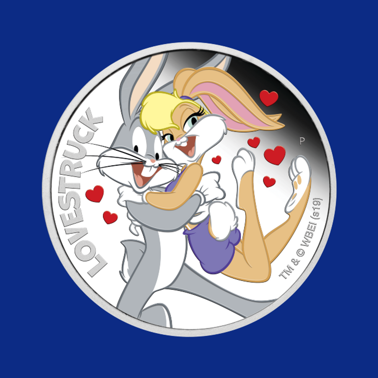 019 TUVALU $1 LOONEY TUNES - BUGS BUNNY LOVESTRUCK - 1 OZ SILVER PROOF COIN - 1 019 TUVALU $1 LOONEY TUNES - BUGS BUNNY LOVESTRUCK - 1 OZ SILVER PROOF COIN - 1