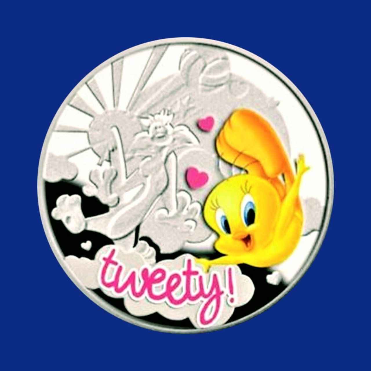 2013 NIUE $1 - TWEETY CARTOON PROOF SILVER COIN-1 2013 NIUE $1 - TWEETY CARTOON PROOF SILVER COIN-1