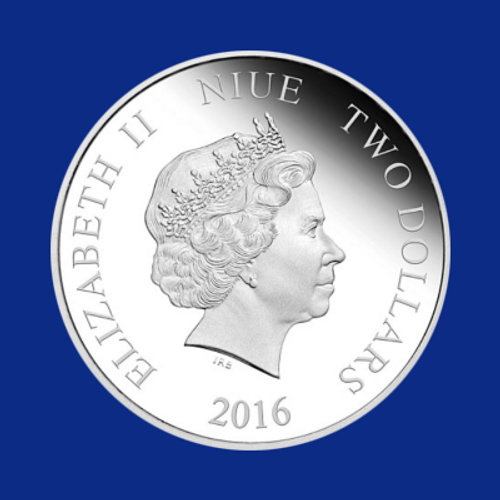 2016 NIUE $2 DISNEY PRINCESS MERIDA - OBVERSE