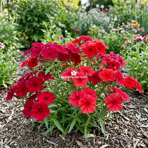 Phlox Red Phlox Drummondii Seeds