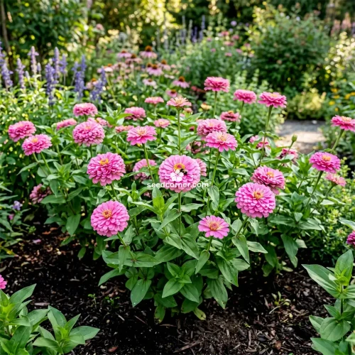 Zinnia Luminosa Pink Zinnia Elegans Seeds