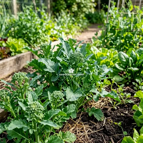 Broccoli Raab Spring  Brassica Rapa Seeds 