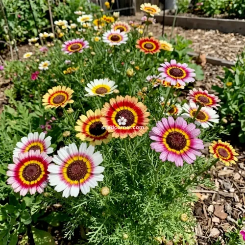 Daisy Painted Chrysanthemum Carinatum Seeds
