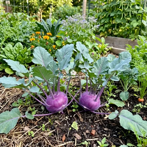 Kohlrabi Early Purple Vienna Brassica Oleracea Seeds