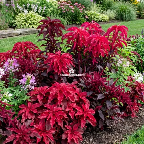 Amaranthus Molten Fire Amaranthus Tricolor Seeds