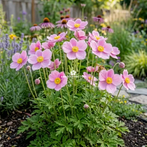 Anemone Pink Saucer Anemone Hupehensis Seeds