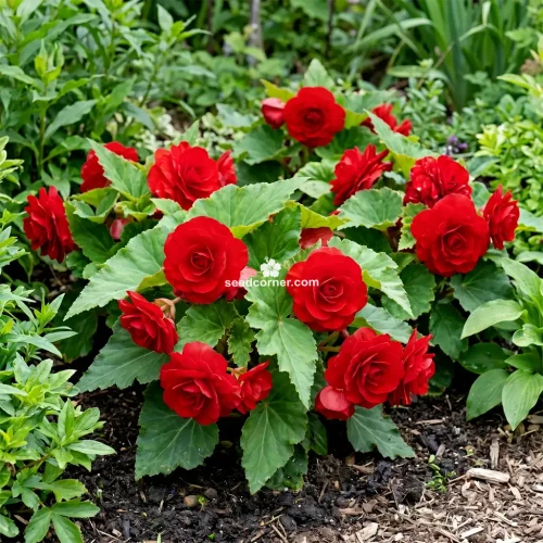 Begonia Tuberous Double Red Begonia Tuberosa Seeds